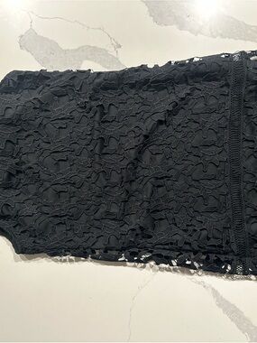 Francesca's Black Lace Dress - XS